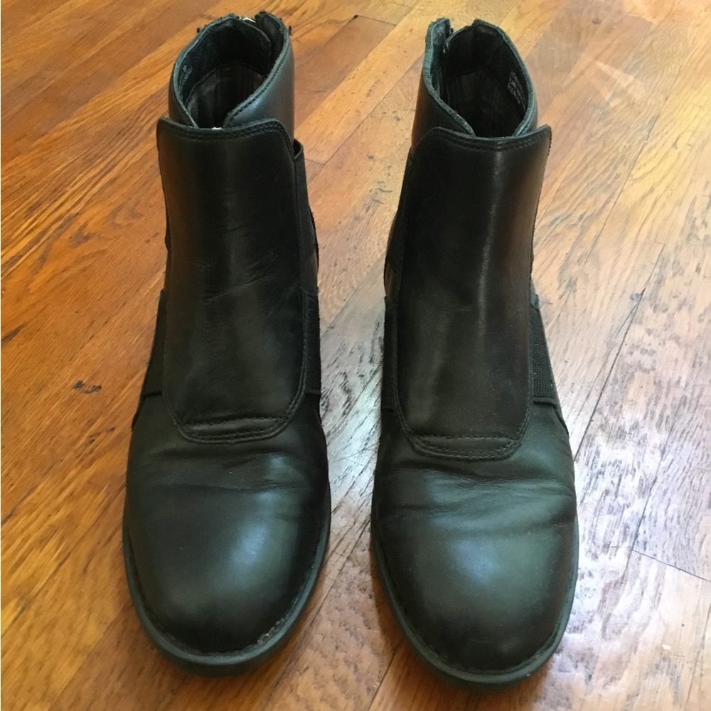 Boss Men's Black Leather Ankle Boots
